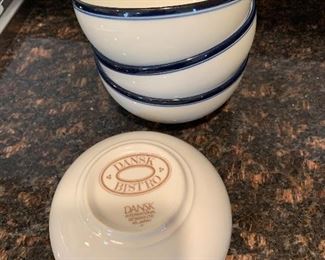 $30 - Four Dansk "Bistro" small bowls; 2 1/4 in. H x 5 in. W