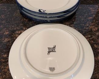 $40 - Five Dansk "Flora" plates; 10 1/2 in. diameter