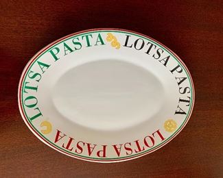 $20 - Pasta platter; 16 in. L x 12. in. W