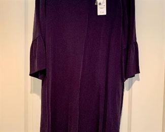 $75 - #4 Eileen Fisher 3/4 sleeve silk dress; NWT Size S