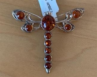 $20 - Dragonfly pin, NWT; Jewelry #13; approx. 2 in. W x 1 1/2 in. H