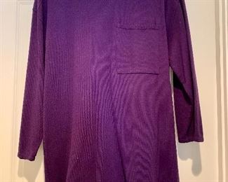 $30 - #13 VIntage Dana Buchman long sleeve tunic; Size M; 100% cotton