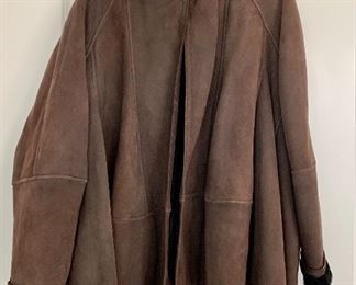 $295 - Vintage Revillon Karl Lagerfeld shearling swing coat; size M (8-10)