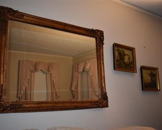 Gorgeous Rococo Framed Mirror, ornate in Gold Leaf Color 