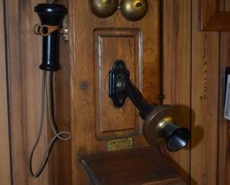 Beautiful Antique Wall Telephone