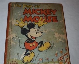 Antique/Vintage Books: Walt Disney's The Pop-up Mickey Mouse and the Pop Ups show like new!
