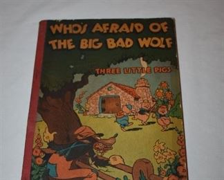 Antique/Vintage Books: "Whos Afraid of the Big Bad Wolf!"