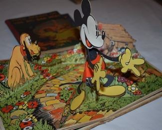 Antique/Vintage Books: Walt Disney's The Pop-up Mickey Mouse and the Pop Ups show like new!