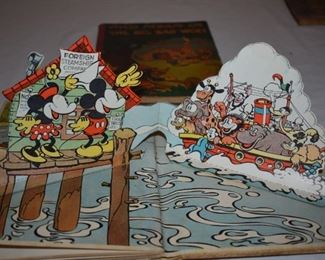 Antique/Vintage Books: Walt Disney's The Pop-up Mickey Mouse and the Pop Ups show like new!