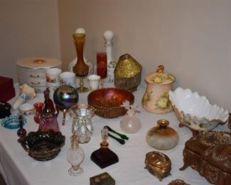 Loads of Antique and Vintage Collectible Porcelains, Glassware and More!