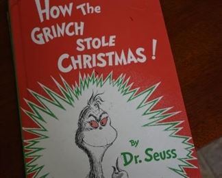 Antique/Vintage Books: How the Grinch Stole Christmas by Dr. Seuss