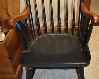 Beautiful Windsor Chair by  Nichols and Stone Co ( the Home of Windsor Chairs since 1857), Gardner, Massachusetts. Signed by Tag and also imprinted into the wood * Independence Hall Imprinted on Chair Back