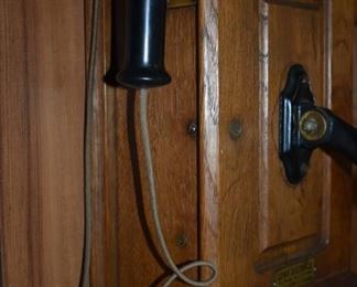 Antique Wall Phone in Beautiful Condition!