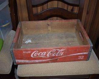 Antique Wooden Coca-Cola Box
