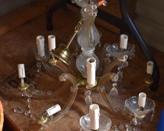 Vintage Crystal Chandelier