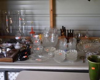 Loads of Collectibles: Glassware, Porcelain, Lemon Juicer, Knife Sets and More!