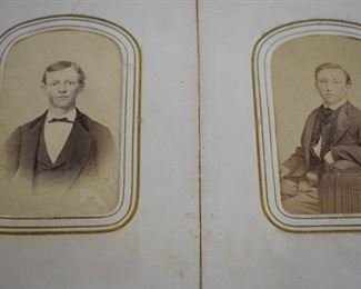 Antique Photo Album with lots of Antique Photographs and Tintypes