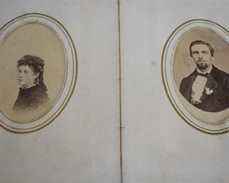 Antique Photo Album with lots of Antique Photographs and Tintypes