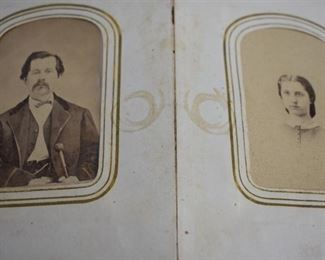 Antique Photo Album with lots of Antique Photographs and Tintypes