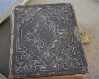 Antique Photo Album with lots of Antique Photographs and Tintypes