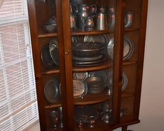 The fine Pewter Collection is selling, but the China Cabinet is going with the Family