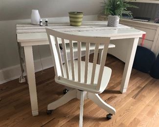 White Desk and Chair