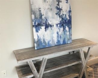Gray Console Table