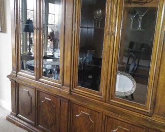 Heritage by Drexel large china cabinet