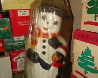 We found Mr. Snowman's carrot nose.   Hooray!