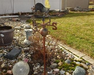 Rooster weathervane.  Older for sure.