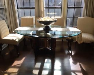 Dining table $400.00 (six chairs)