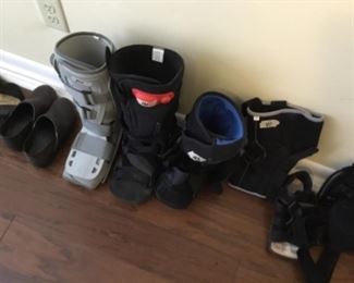 Medical boots for right foot - $10 each
