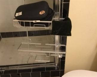 Bathroom shelf $10  small items priced as marked