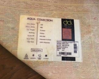 Rug - Aqua Collection - original price $624.00 - now $150
