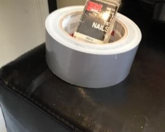 Nails $.50 and duct tape roll $3