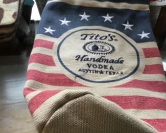 Tito’s canvas bag