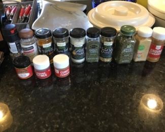 Spices - large = $2.00; Small = $1.00