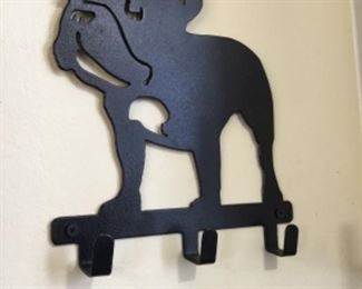 Metal key holder in “French Bulldog” design - $12.00