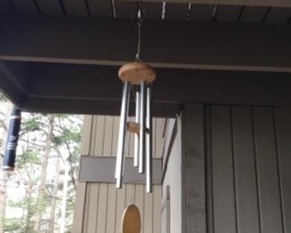 Wind chimes on patio - $15