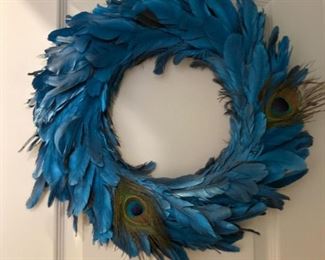Peacock wreath