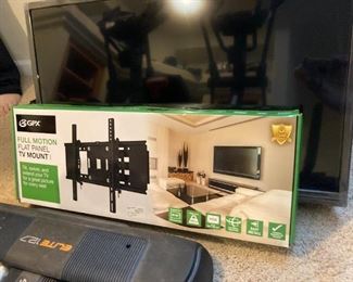TV mount and tvs