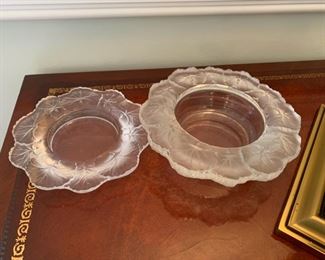 Lalique and Waterford crystal