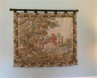 Tapestry wall hanging, Renaissance scene