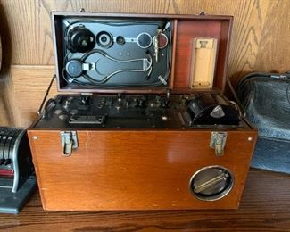 1930s Sanborn Twin-Beam Electrocadiograph machine