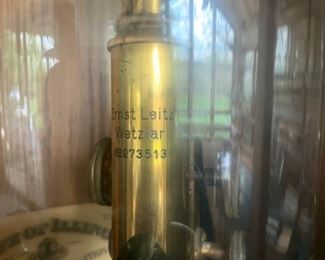 Antique microscope by Ernst Leitz Wetzlar