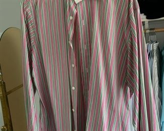 Men’s shirts, sizes M-L—Ralph Lauren, Pink, Brooks Bros and others