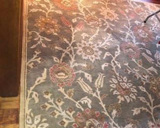 Pottery Barn 8' x 10' "Skylar Green" Handtufted Wool Area Rug, #9149089 / 30254-PBR-70 S