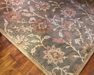 Pottery Barn 8' x 10' "Skylar Green" Handtufted Wool Area Rug, #9149089 / 30254-PBR-70 S