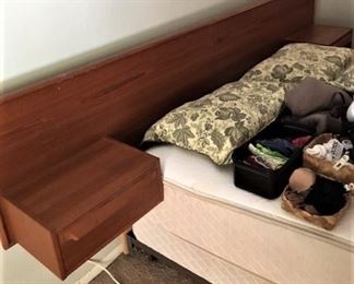 Pam bed head board with drawers