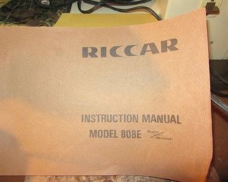 Pam sewing machine booklet